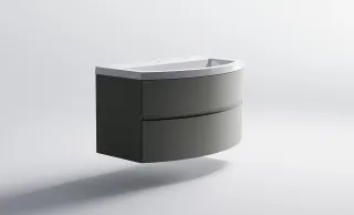 Тумба с раковиной Astra-Form Венеция 2.0 03100004ncss3502-y+04010022 80 см серо-бежевый матовый